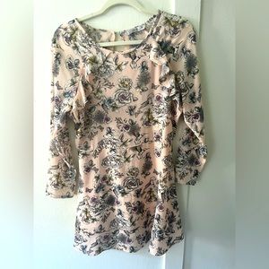 Pastel Pink long sleeve dress